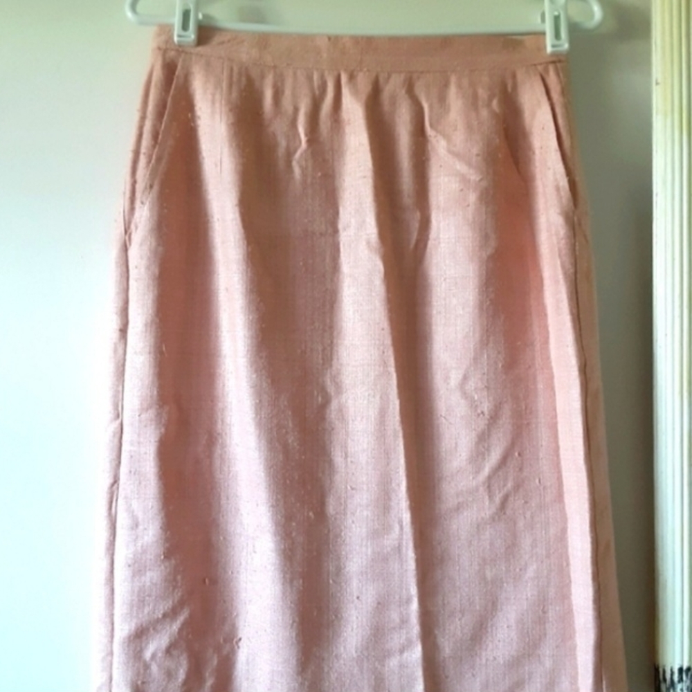 Brooks Brothers Soft Pink Pencil Skirt